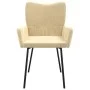 Sillas de comedor 2 unidades terciopelo crema de vidaXL, Sillas de comedor - Ref: Foro24-344807, Precio: 93,61 €, Descuento: %