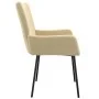 Sillas de comedor 2 unidades terciopelo crema de vidaXL, Sillas de comedor - Ref: Foro24-344807, Precio: 93,61 €, Descuento: %