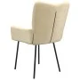 Sillas de comedor 2 unidades terciopelo crema de vidaXL, Sillas de comedor - Ref: Foro24-344807, Precio: 93,61 €, Descuento: %