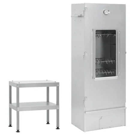 Barbecue smoker oven with galvanized steel table by vidaXL, Barbecues - Ref: Foro24-3187615, Price: 245,34 €, Discount: %
