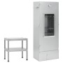 Barbecue smoker oven with galvanized steel table by vidaXL, Barbecues - Ref: Foro24-3187615, Price: 210,31 €, Discount: %