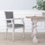 Esszimmerstuhl aus dunkelgrauem Stoff von vidaXL, Essstühle - Ref: Foro24-344495, Preis: 182,20 €, Rabatt: %