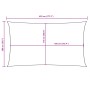 Toldo de vela rectangular tela Oxford verde oscuro 2x4,5 cm