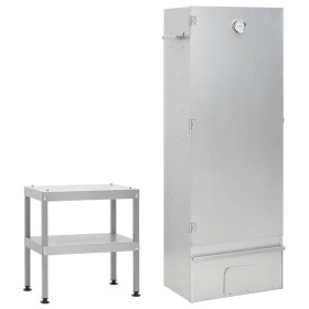 Barbecue smoker oven with galvanized steel table by vidaXL, Barbecues - Ref: Foro24-3187617, Price: 209,43 €, Discount: %