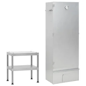 Barbecue smoker oven with galvanized steel table by vidaXL, Barbecues - Ref: Foro24-3187617, Price: 264,48 €, Discount: %