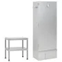 Barbecue smoker oven with galvanized steel table by vidaXL, Barbecues - Ref: Foro24-3187617, Price: 235,35 €, Discount: %