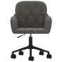Drehbare Esszimmerstühle 2 Einheiten dunkelgrauer Samt von vidaXL, Essstühle - Ref: Foro24-3103422, Preis: 161,78 €, Rabatt: %