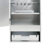 Horno ahumador de barbacoa con mesa acero galvanizado de vidaXL, Barbacoas - Ref: Foro24-3187617, Precio: 201,24 €, Descuento: %