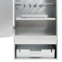 Horno ahumador de barbacoa con mesa acero galvanizado de vidaXL, Barbacoas - Ref: Foro24-3187617, Precio: 230,64 €, Descuento: %