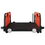 Fahrradanhänger aus Eisen und orangefarbenem Oxford-Stoff von vidaXL, Fahrradanhänger - Ref: Foro24-94159, Preis: 79,18 €, Ra...