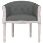 Silla de comedor tela gris oscuro de vidaXL, Sillas de comedor - Ref: Foro24-344502, Precio: 164,89 €, Descuento: %