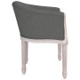 Silla de comedor tela gris oscuro de vidaXL, Sillas de comedor - Ref: Foro24-344502, Precio: 164,89 €, Descuento: %