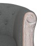 Silla de comedor tela gris oscuro de vidaXL, Sillas de comedor - Ref: Foro24-344502, Precio: 164,89 €, Descuento: %