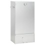 Horno ahumador de barbacoa con mesa acero galvanizado de vidaXL, Barbacoas - Ref: Foro24-3187618, Precio: 155,90 €, Descuento: %