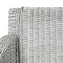 Dining chair with gray natural rattan cushion by vidaXL, dining chairs - Ref: Foro24-325485, Price: 109,69 €, Discount: %