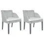 Dining chairs with cushions 2 units gray natural rattan by vidaXL, dining chairs - Ref: Foro24-325488, Price: 168,84 €, Disco...