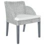 Esszimmerstühle mit Kissen, 2 Einheiten, graues Naturrattan von vidaXL, Essstühle - Ref: Foro24-325488, Preis: 170,71 €, Raba...