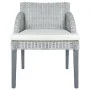 Dining chairs with cushions 2 units gray natural rattan by vidaXL, dining chairs - Ref: Foro24-325488, Price: 168,84 €, Disco...