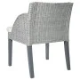 Dining chairs with cushions 2 units gray natural rattan by vidaXL, dining chairs - Ref: Foro24-325488, Price: 168,84 €, Disco...