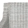 Sillas de comedor con cojines 2 unidades ratán natural gris de vidaXL, Sillas de comedor - Ref: Foro24-325494, Precio: 185,81...