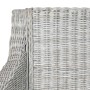 Esszimmerstuhl mit Kissen natur Rattangrau von vidaXL, Essstühle - Ref: Foro24-325491, Preis: 116,24 €, Rabatt: %