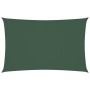 Toldo de vela rectangular tela Oxford verde oscuro 2x5 m