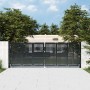 Anthrazitgraues Gartentor aus Stahl 300x125 cm von vidaXL, Gartentore - Ref: Foro24-154565, Preis: 390,39 €, Rabatt: %