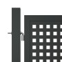 Anthrazitgraues Gartentor aus Stahl 300x125 cm von vidaXL, Gartentore - Ref: Foro24-154565, Preis: 390,39 €, Rabatt: %
