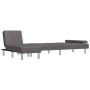 L-förmiges Schlafsofa aus grauem Kunstleder, 255 x 140 x 70 cm von vidaXL, Sofas - Ref: Foro24-3157267, Preis: 454,26 €, Raba...
