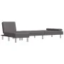 L-shaped sofa bed gray synthetic leather 255x140x70 cm by vidaXL, Sofas - Ref: Foro24-3157267, Price: 446,22 €, Discount: %