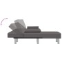 L-förmiges Schlafsofa aus grauem Kunstleder, 255 x 140 x 70 cm von vidaXL, Sofas - Ref: Foro24-3157267, Preis: 454,26 €, Raba...