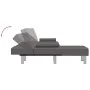 L-shaped sofa bed gray synthetic leather 255x140x70 cm by vidaXL, Sofas - Ref: Foro24-3157267, Price: 446,22 €, Discount: %