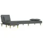 L-shaped sofa bed dark gray fabric 255x140x70 cm by vidaXL, Sofas - Ref: Foro24-3157248, Price: 396,42 €, Discount: %