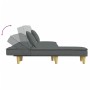L-förmiges Schlafsofa aus dunkelgrauem Stoff, 255 x 140 x 70 cm von vidaXL, Sofas - Ref: Foro24-3157248, Preis: 404,54 €, Rab...