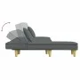 L-shaped sofa bed dark gray fabric 255x140x70 cm by vidaXL, Sofas - Ref: Foro24-3157248, Price: 396,42 €, Discount: %