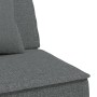 L-förmiges Schlafsofa aus dunkelgrauem Stoff, 255 x 140 x 70 cm von vidaXL, Sofas - Ref: Foro24-3157248, Preis: 404,54 €, Rab...