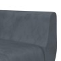 L-shaped sofa bed dark gray velvet 275x140x70 cm by vidaXL, Sofas - Ref: Foro24-3157207, Price: 462,29 €, Discount: %