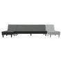 L-förmiges Schlafsofa aus dunkelgrauem Stoff, 255 x 140 x 70 cm von vidaXL, Sofas - Ref: Foro24-3157257, Preis: 383,16 €, Rab...
