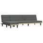 L-förmiges Schlafsofa aus dunkelgrauem Stoff, 255 x 140 x 70 cm von vidaXL, Sofas - Ref: Foro24-3157227, Preis: 410,47 €, Rab...