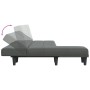 L-förmiges Schlafsofa aus dunkelgrauem Stoff, 255 x 140 x 70 cm von vidaXL, Sofas - Ref: Foro24-3157227, Preis: 410,47 €, Rab...
