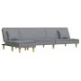 L-förmiges Schlafsofa aus hellgrauem Stoff, 255 x 140 x 70 cm von vidaXL, Sofas - Ref: Foro24-3157247, Preis: 395,85 €, Rabat...