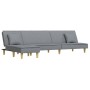 L-förmiges Schlafsofa aus hellgrauem Stoff, 255 x 140 x 70 cm von vidaXL, Sofas - Ref: Foro24-3157247, Preis: 373,02 €, Rabat...