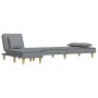L-shaped sofa bed light gray fabric 255x140x70 cm by vidaXL, Sofas - Ref: Foro24-3157247, Price: 373,02 €, Discount: %