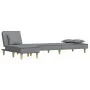 L-shaped sofa bed light gray fabric 255x140x70 cm by vidaXL, Sofas - Ref: Foro24-3157247, Price: 395,85 €, Discount: %