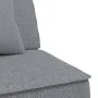 L-shaped sofa bed light gray fabric 255x140x70 cm by vidaXL, Sofas - Ref: Foro24-3157247, Price: 395,85 €, Discount: %