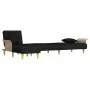 L-shaped black fabric sofa bed 279x140x70 cm by vidaXL, Sofas - Ref: Foro24-3157213, Price: 449,19 €, Discount: %