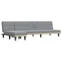 L-shaped light gray fabric sofa bed 255x140x70 cm by vidaXL, Sofas - Ref: Foro24-3157226, Price: 428,15 €, Discount: %