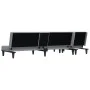 L-shaped light gray fabric sofa bed 255x140x70 cm by vidaXL, Sofas - Ref: Foro24-3157226, Price: 428,15 €, Discount: %