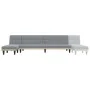 L-shaped light gray fabric sofa bed 255x140x70 cm by vidaXL, Sofas - Ref: Foro24-3157226, Price: 428,15 €, Discount: %