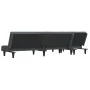 L-förmiges Schlafsofa aus dunkelgrauem Samt, 255 x 140 x 70 cm von vidaXL, Sofas - Ref: Foro24-3157252, Preis: 410,42 €, Raba...